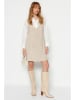 trendyol Strickkleid in Beige