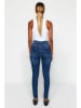 trendyol Spijkerbroek - skinny fit - donkerblauw