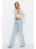 trendyol Spijkerbroek - flare fit - lichtblauw