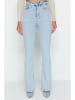 trendyol Spijkerbroek - flare fit - lichtblauw