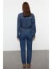 trendyol Spijkerbroek - mom fit - blauw