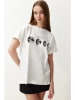 trendyol Shirt in Creme