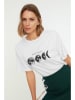 trendyol Shirt in Creme