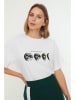 trendyol Shirt in Creme