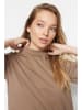 trendyol 2-delige set: shirts lichtbruin/beige