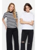 trendyol 2-delige set: shirts wit/zwart