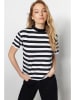 trendyol 2-delige set: shirts wit/zwart