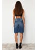 trendyol Spijkerbermuda blauw