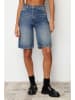 trendyol Spijkerbermuda blauw