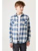 Garcia Blouse wit/blauw