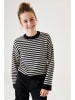 Garcia Pullover inn Schwarz/ Weiß