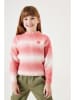 Garcia Pullover in Weiß/ Rosa
