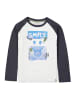 Garcia Longsleeve in Anthrazit/ Weiß