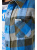 Garcia Hemd in Blau/ Khaki