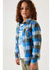 Garcia Hemd in Blau/ Khaki