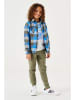Garcia Hemd in Blau/ Khaki