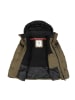 Garcia Steppjacke in Khaki/ Schwarz