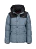 Garcia Steppjacke in Hellblau/ Schwarz