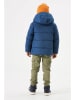 Garcia Doorgestikte jas blauw