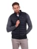 The Time of Bocha Doorgestikte bodywarmer zwart