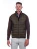 The Time of Bocha Doorgestikte bodywarmer donkergroen