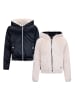 Retour Wende-Übergangsjacke in Creme/ Dunkelblau