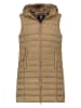 Canadian Peak Doorgestikte bodywarmer "Vakitaleak" lichtbruin