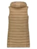 Canadian Peak Doorgestikte bodywarmer "Vakitaleak" lichtbruin