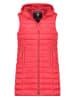 Canadian Peak Doorgestikte bodywarmer "Vakitaleak" rood