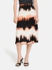 TAIFUN Rock in Schwarz/ Creme