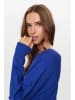 NÜMPH Sweter w kolorze niebieskim