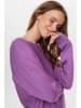 NÜMPH Sweter w kolorze fioletowym