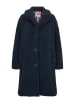 NÜMPH Teddymantel donkerblauw
