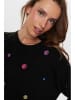 NÜMPH Pullover in Schwarz