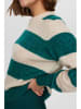 NÜMPH Pullover in Creme/ Grün