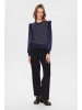 NÜMPH Sweter "Magnolia" w kolorze granatowym