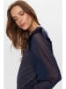 NÜMPH Sweter "Magnolia" w kolorze granatowym