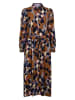 NÜMPH Kleid "Grit" in Braun/ Bunt