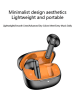 SWEET ACCESS Kabellose Bluetooth-In-Ear-Kopfhörer in Schwarz/ Orange