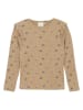 Minymo Longsleeve in Hellbraun