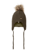 Minymo Bommelmütze in Khaki