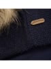 Minymo Muts met pompon donkerblauw