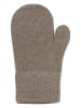 Minymo 3er-Set: Fäustlinge in Dunkelrosa/ Khaki/ Creme
