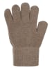 Minymo 3er-Set: Fingerhandschuhe in Hellbraun/ Dunkelrosa/ Creme