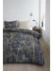 Ambiante Satijnen beddengoedset "Kay" donkerblauw/beige