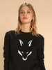 WOOOP Sweatshirt in Schwarz