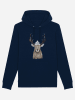 WOOOP Hoodie in Dunkelblau