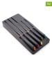 JosephJoseph 5er-Set Küchenmesser "Elevate" in Schwarz