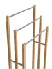 IDOMYA Essentials Wieszak w kolorze jasnobrązowym na ręczniki - 45 x 82 x 21 cm