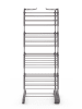 IDOMYA Essentials Wäscheständer in Grau/ Silber - (B)73 x (H)183 x (T)66 cm